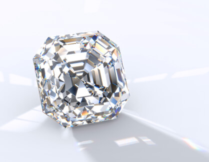 Picture of Square Emerald cut Diamond